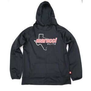 Marucci Elite Baseball Team Hoodie Texas Men’s Medium Black